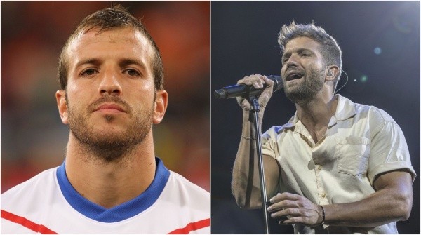 Rafael Van der Vaart /Pablo Alborán (Foto: Instagram)