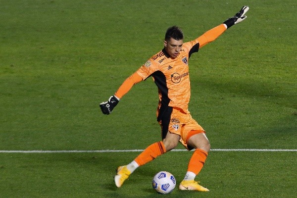Tiago Volpi, goleiro do São Paulo. (Foto: Getty Images)