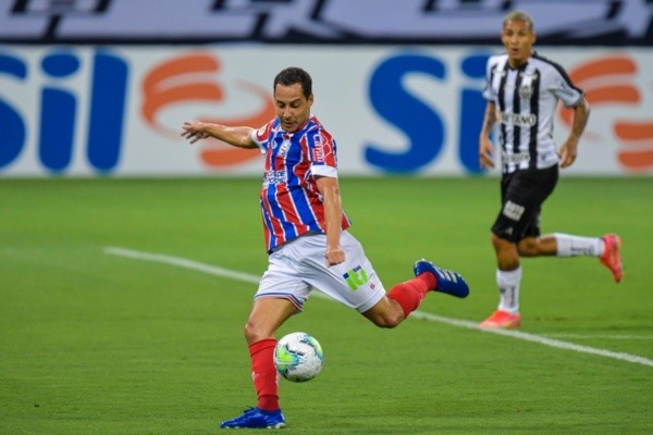 Rodriguinho, jogador do Bahia, deve ser titular no jogo contra o Santos. Foto: Getty Images Rodriguinho, jogador do Bahia, deve ser titular no jogo contra o Santos. Foto: Getty Images