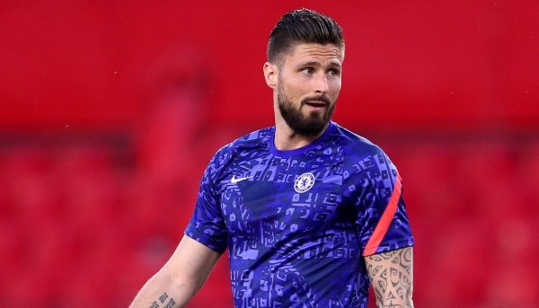 Giroud vai disputar a final da Champions League em pouco mais de uma semana. Fonte: Getty Images