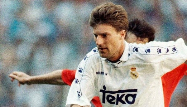 Laudrup no Real Madrid. Fonte: Getty Images