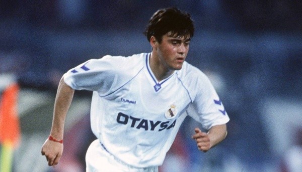 Luis Enrique no Real Madrid. Fonte: Getty Images