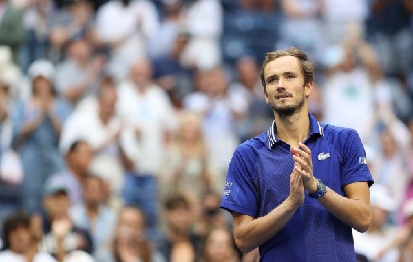 Medvedev durante partida do US Open. Foto: Getty Images