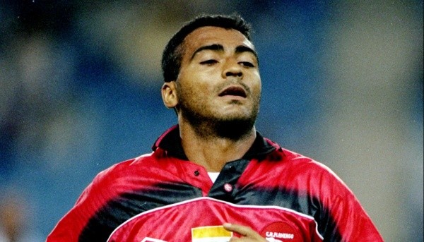 Romário no Flamengo. Fonte: Getty Images