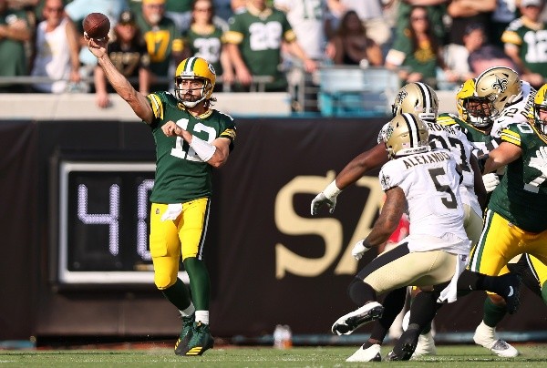 Aaron Rodgers Green Bay Packers New Orleans Saints Aaron Rodgers Green Bay Packers New Orleans Saints