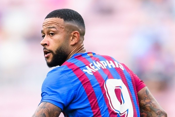 Memphis Depay, do Barcelona, deve encarar o Bayern de Munique. Foto: Getty Images