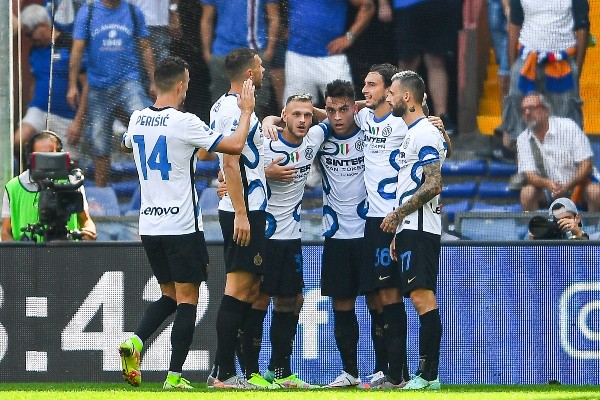 Inter comemorando gol. (Foto: Getty Images)