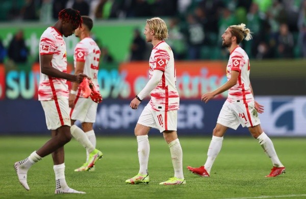 Leipzig em campo. (Foto: Getty Images)