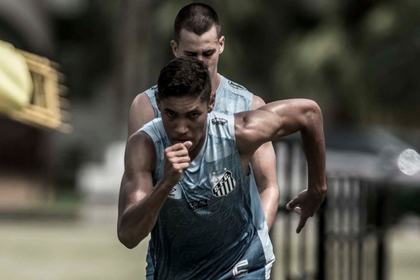 Balieiro tem contrato expirando no Santos em abril de 2022 (Foto: Ivan Storti/Santos FC)