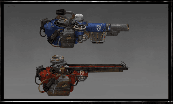 Conceito de algumas armas (Captura de tela)