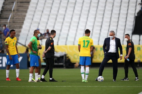 Seleção Brasileira em campo. (Foto: Getty Imags)