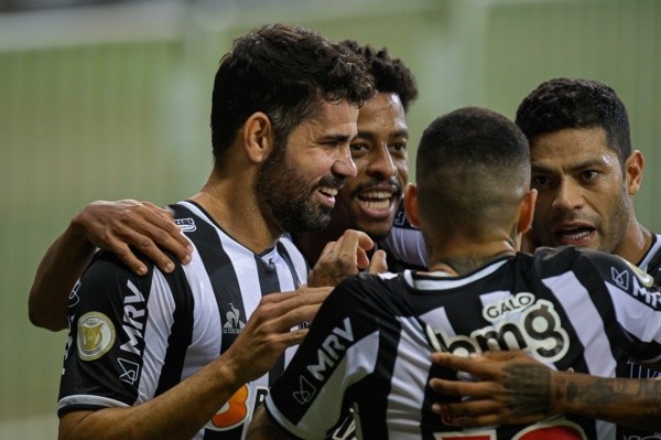 Comemoração de gol do Atlético-MG. Foto: Getty Images Comemoração de gol do Atlético-MG. Foto: Getty Images