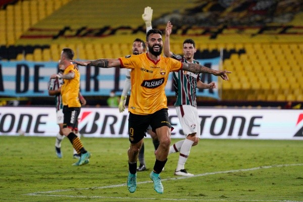 Barcelona de Guayaquil em campo. (Foto: Getty Images) Barcelona de Guayaquil em campo. (Foto: Getty Images)