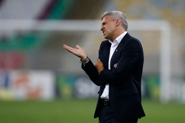 Crespo sob o comando do São Paulo. Foto: Getty Images