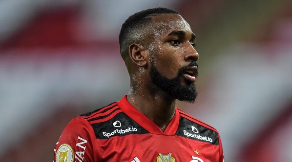 RJ - Rio de Janeiro - 19/06/2021 - BRASILEIRO A 2021, FLAMENGO X BRAGANTINO - Gerson jogador do Flamengo durante partida contra o Bragantino no estadio Maracana pelo campeonato Brasileiro A 2021. Foto: Thiago Ribeiro/AGIF