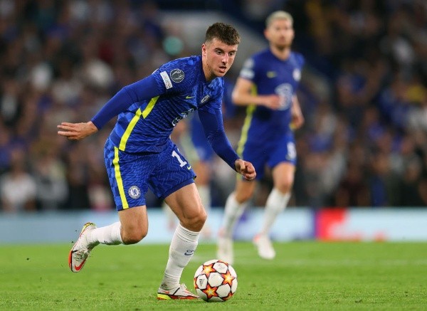  Mason Mount em campo pelo Champions League. (Foto: Getty Images)