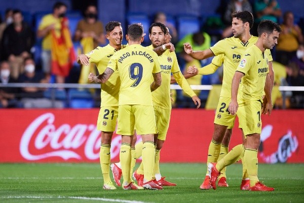 Vilarreal comemorando gol. (Foto: Getty Images)