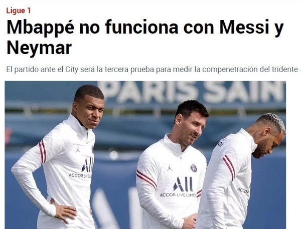 Jornal 'Marca', da Espanha. (Foto: Reprodução)