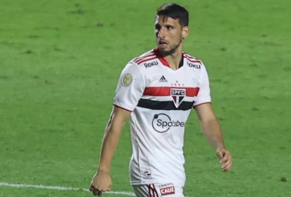 SP - Sao Paulo - 25/09/2021 - BRASILEIRO A 2021, SAO PAULO X ATLETICO-MG - Calleri jogador do Sao Paulo durante partida contra o Atletico-MG no estadio Morumbi pelo campeonato Brasileiro A 2021. Foto: Marcello Zambrana/AGIF