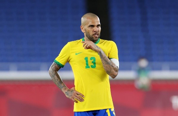 Daniel Alves em campo pela Seleção Brasileira. (Foto: Getty Images)