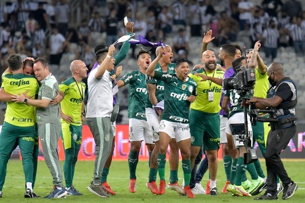 Palmeiras comemorando. (Foto: Getty Images)