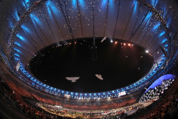 Registro da abertura dos Jogos do Rio, em 2016. (Foto: Getty Images)