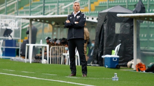 SC - Chapeco - 03/10/2021 - BRASILEIRO A 2021, CHAPECOENSE X SAO PAULO - Hernan Crespo tecnico do Sao Paulo durante partida contra o Chapecoense no estadio Arena Conda pelo campeonato Brasileiro A 2021. Foto: Dinho Zanotto/AGIF