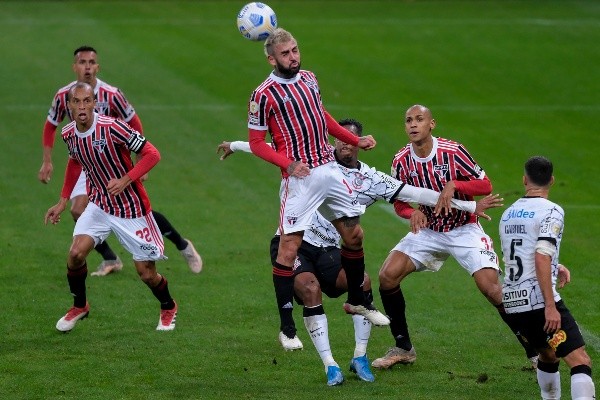SP - Sao Paulo - 30/06/2021 - BRASILEIRO A 2021, CORINTHIANS X SAO PAULO - Liziero jogador do Sao Paulo durante partida contra o Corinthians no estadio Arena Corinthians pelo campeonato Brasileiro A 2021. Foto: Marcello Zambrana/AGIF