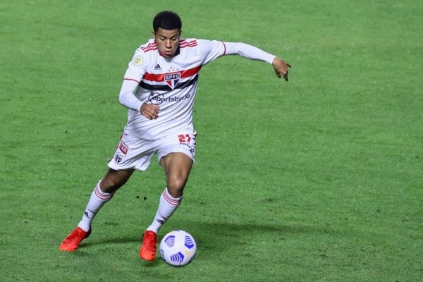 SP - Sao Paulo - 31/07/2021 - BRASILEIRO A 2021, SAO PAULO X PALMEIRAS - Gabriel Sara jogador do Sao Paulo durante partida contra o Palmeiras no estadio Morumbi pelo campeonato Brasileiro A 2021. Foto: Marcello Zambrana/AGIF