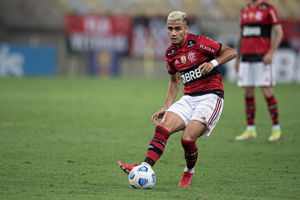 RJ - Rio de Janeiro - 19/09/2021 - BRASILEIRO A 2021, FLAMENGO X GREMIO - Andreas Pereira jogador do Flamengo durante partida contra o Gremio no estadio Maracana pelo campeonato Brasileiro A 2021. Foto: Jorge Rodrigues/AGIF