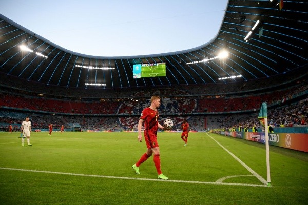 Bélgica em campo. (Foto: Getty Images)