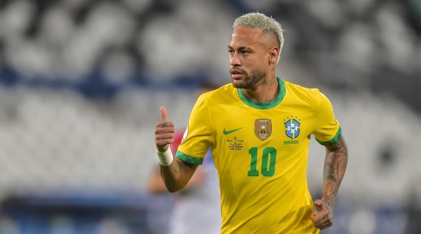 RJ - Rio de Janeiro - 02/07/2021 - COPA AMERICA 2021, BRASIL X CHILE - Neymar jogador do Brasil durante partida contra o Chile no estadio Engenhao pelo campeonato Copa America 2021. Foto: Thiago Ribeiro/AGIF