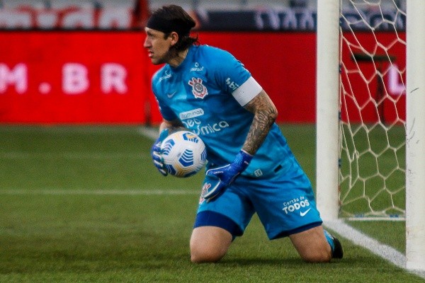 Cássio em campo pelo Timão. (Foto: Gabriel Machado/AGIF)