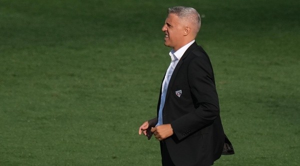 SP - Sao Paulo - 19/09/2021 - BRASILEIRO A 2021, SAO PAULO X ATLETICO-GO - Hernan Crespo tecnico do Sao Paulo durante partida contra o Atletico-GO no estadio Morumbi pelo campeonato Brasileiro A 2021. Foto: Marcello Zambrana/AGIF