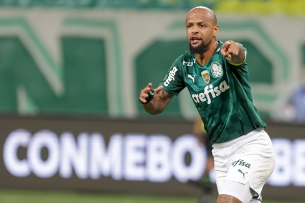 SP - Sao Paulo - 21/09/2021 - LIBERTADORES 2021, PALMEIRAS X ATLETICO MG - Felipe Melo jogador do Palmeiras durante partida contra o Atletico-MG no estadio Arena Allianz Parque pelo campeonato Copa Libertadores 2021. Foto: Marcello Zambrana/AGIF