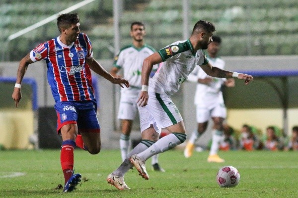 América-MG x Bahia ficaram somente no empate. (Foto: Fernando Moreno/AGIF)
