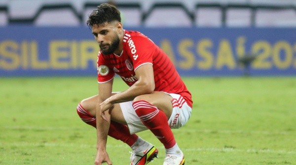MG - Belo Horizonte - 02/10/2021 - BRASILEIRO A 2021 - ATLETICO-MG X INTERNACIONAL - Yuri Alberto jogador do Internacional durante partida contra o Atletico-MG no estadio Mineirao pelo campeonato Brasileiro A 2021. Foto: Fernando Moreno/AGIF