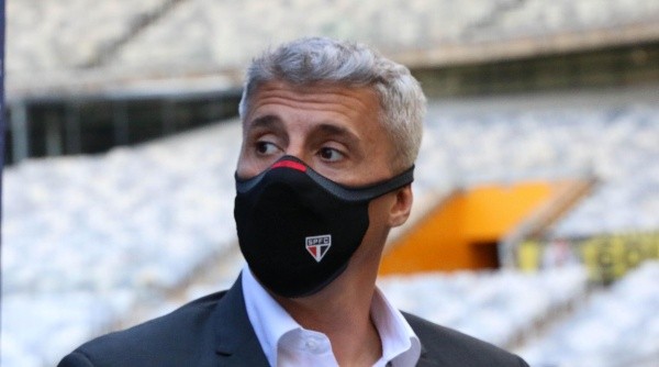 MG - Belo Horizonte - 13/06/2021 - BRASILEIRO A 2021 ATLETICO-MG X SAO PAULO - Hernan Crespo tecnico do Sao Paulo durante partida contra o Atletico-MG no estadio Mineirao pelo campeonato Brasileiro A 2021. Foto: Fernando Moreno/AGIF