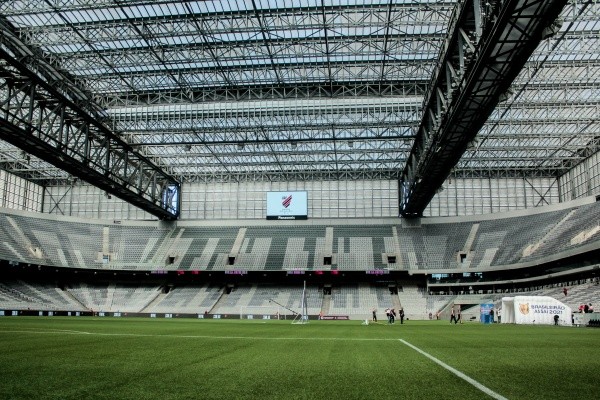 Arena da Baixada. (Foto: Athletico-PR x Santos: times já estão escalados para o confronto desta tarde. (Foto: Robson Mafra/AGIF) )