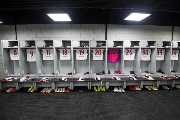 Vestiário do Flamengo já está preparado