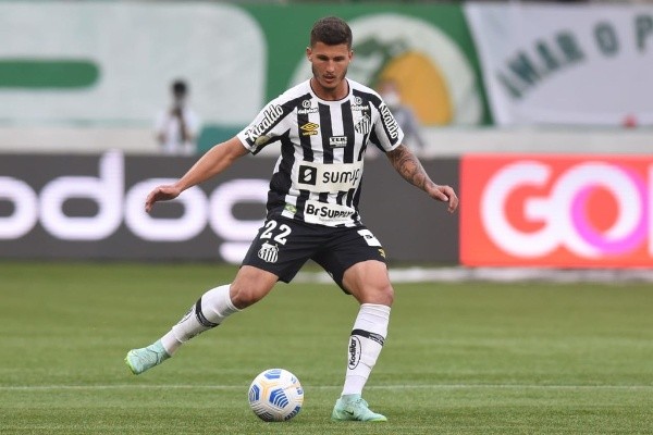 Foto: Ivan Storti/Santos FC – Danilo Boza foi alçado titular nas últimas rodadas e trabalha para mostrar seu valor. Ele quer ficar na Vila