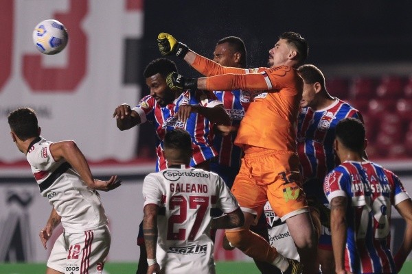 São Paulo x Bahia no primeiro turno do Brasileirão. (Foto:  Ettore Chiereguini/AGIF)