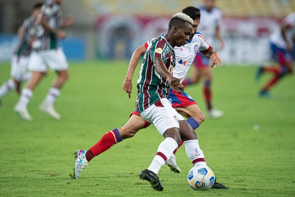 Foto: Jorge Rodrigues/AGIF – Cazares jogador do Fluminense durante partida contra o Bahia no estádio Maracanã