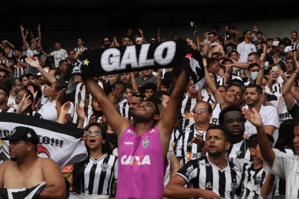 Torcida do Galo no Mineirão. (Foto: Fernando Moreno/AGIF)