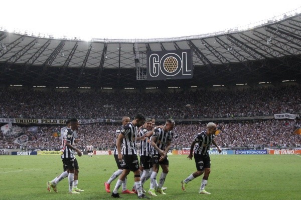 Atlético-MG no Mineirão. (Foto: Fernando Moreno/AGIF)