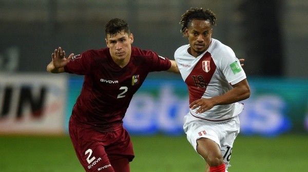 Ferraresi em ação com a Seleção Venezuelana (Foto: Ernesto Benavides - Pool/Getty Images) Ferraresi em ação com a Seleção Venezuelana (Foto: Ernesto Benavides - Pool/Getty Images)
