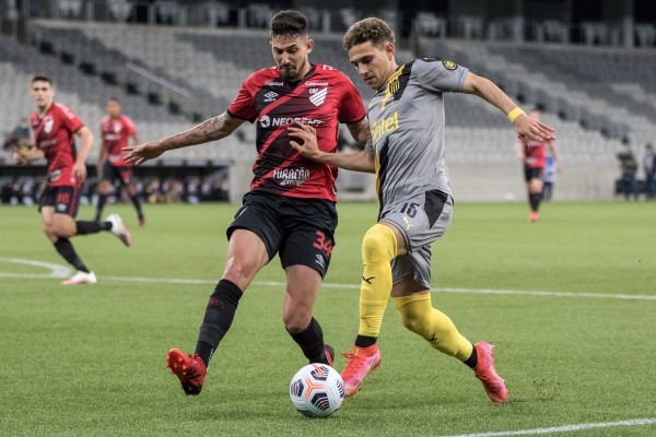 Foto: Robson Mafra/AGIF | O Athletico-PR conquistou a vaga na final após vencer o Peñarol por 2 x 1 Foto: Robson Mafra/AGIF | O Athletico-PR conquistou a vaga na final após vencer o Peñarol por 2 x 1