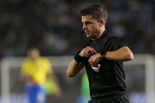 Daniel Jayo/Getty Images/ Andrés Cunha foi suspenso por tempo indeterminado de competições da Conmebol. Daniel Jayo/Getty Images/ Andrés Cunha foi suspenso por tempo indeterminado de competições da Conmebol.