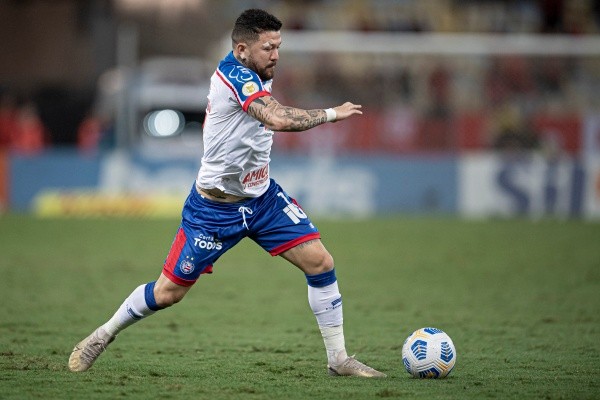 Foto: (Jorge Rodrigues/AGIF) - Rossi é o maior garçom do Bahia na Série A com cinco assistências concedidas em 19 jogos Foto: (Jorge Rodrigues/AGIF) - Rossi é o maior garçom do Bahia na Série A com cinco assistências concedidas em 19 jogos
