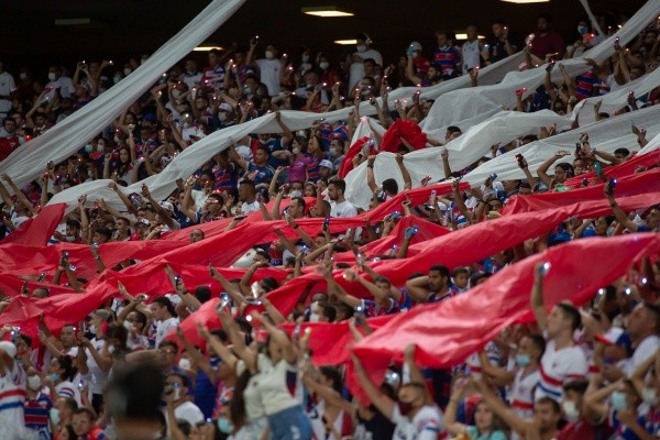 Foto: (Pedro Chaves/AGIF) - Mais de 18 mil torcedores estiveram presentes no triunfo do Fortaleza sobre o Palmeiras